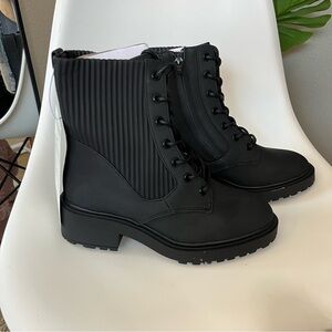 🖤 Amazon Essentials Black Combat Boots | Women’s Size 7 Wide
